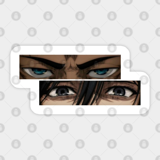 Eyes Sticker by Zombiscuit
